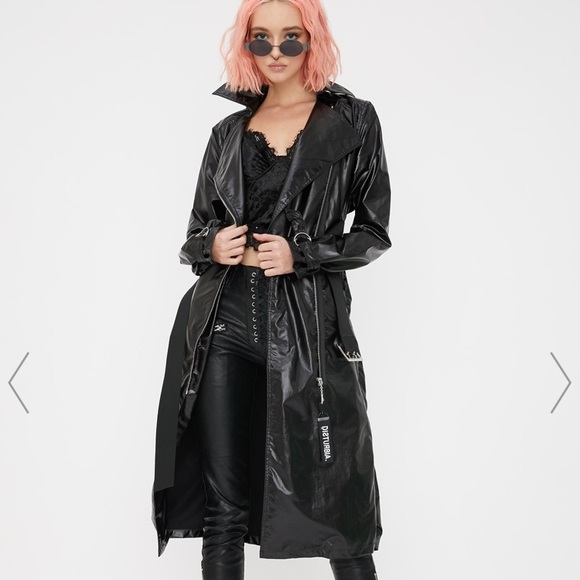 Dolls Kill Jackets & Blazers - Disturbia Umbra Trench Coat